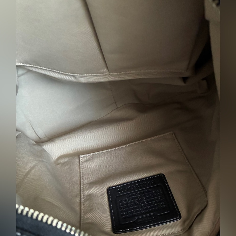 Coach Black Leather Hobo Shoulder Bag - Picture 12 of 15